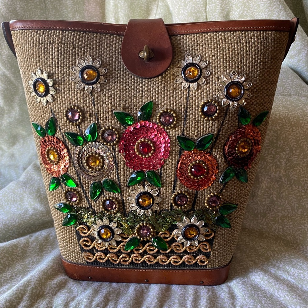 VINTAGE Enid Collins Flower Basket III